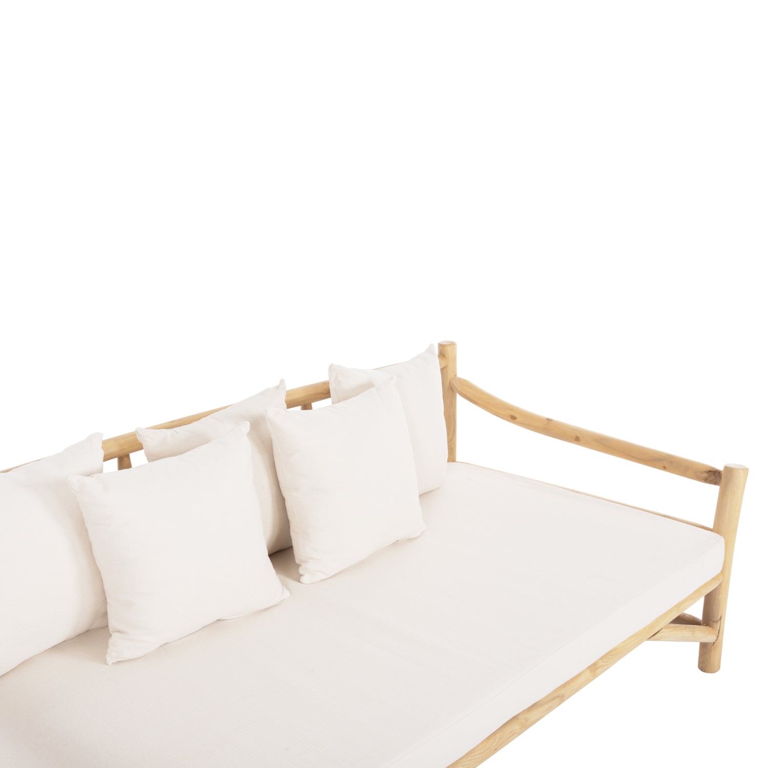 Canapea TECHAS NATURAL-WHITE 200 CM
