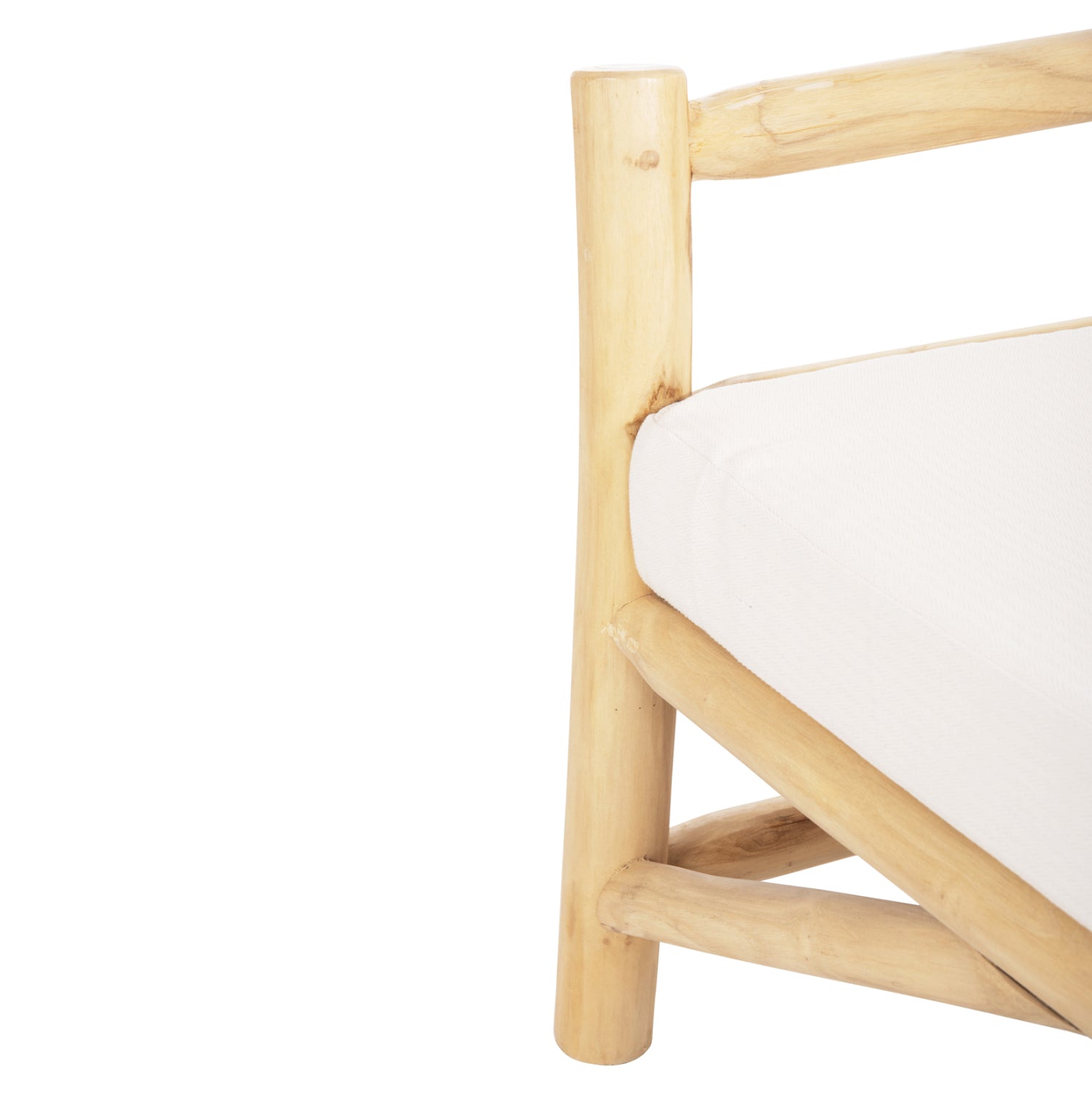 Canapea TECHAS NATURAL-WHITE 200 CM