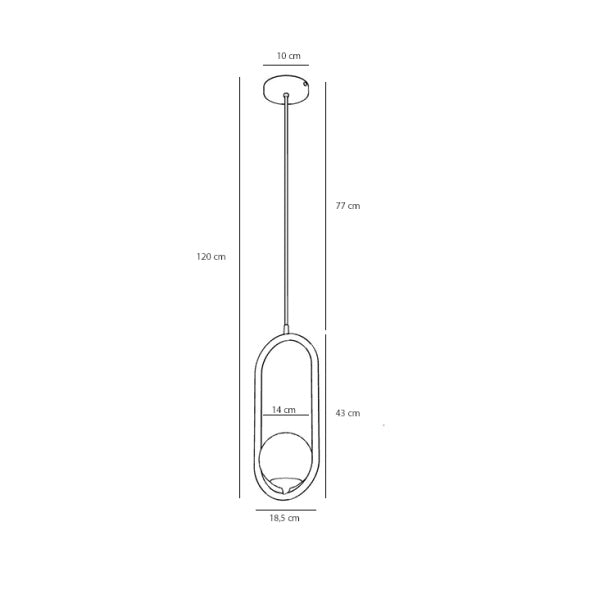 Lampa suspendata BERIMA