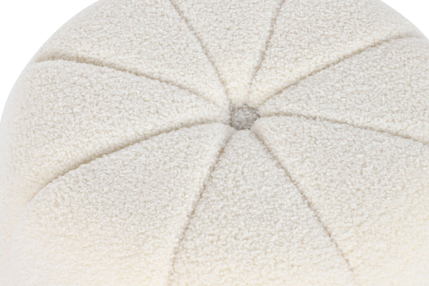 Taburet puf TIMOTHY WHITE Ø50 CM