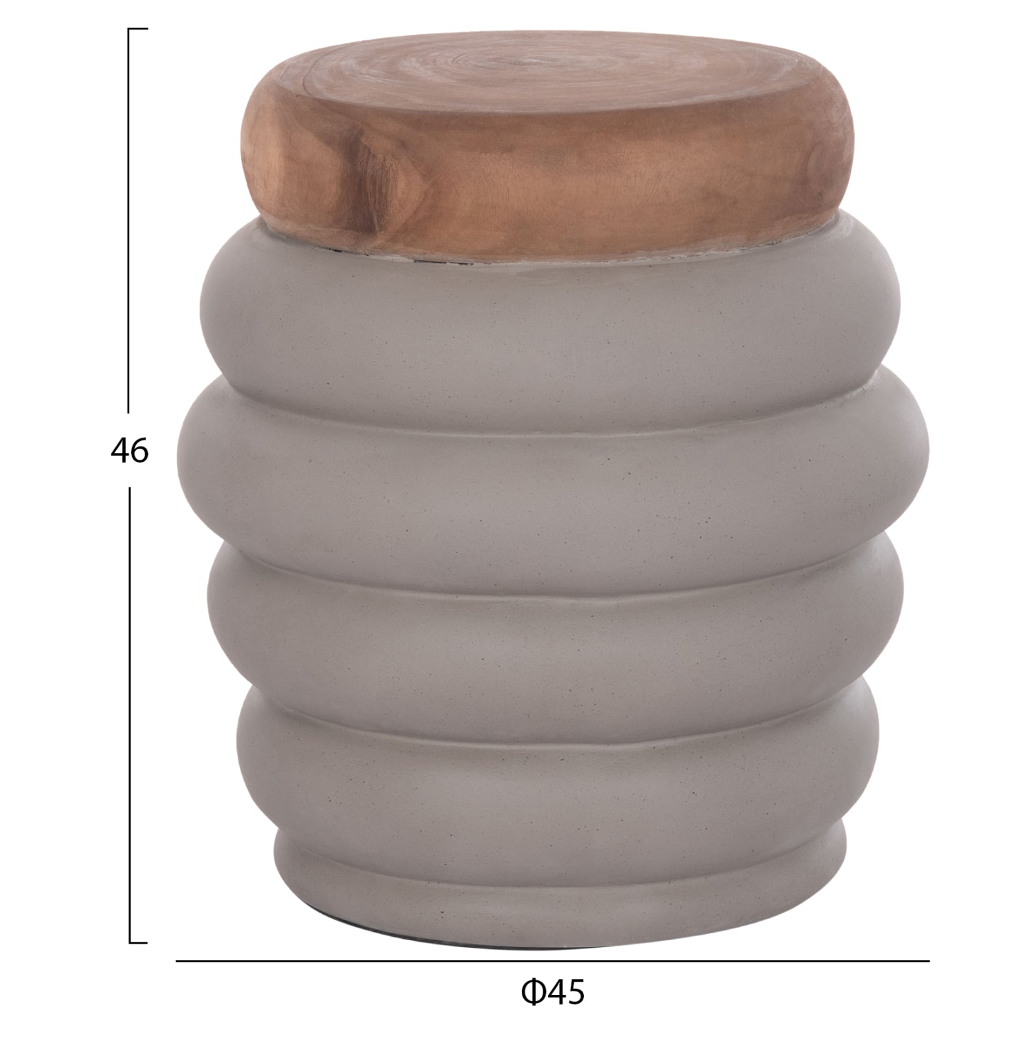 Masuta de cafea SERANO Ø45 x 46 CM