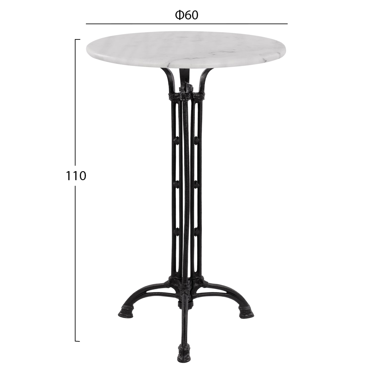 Masa de bar FALEO Ø60 x H110 CM