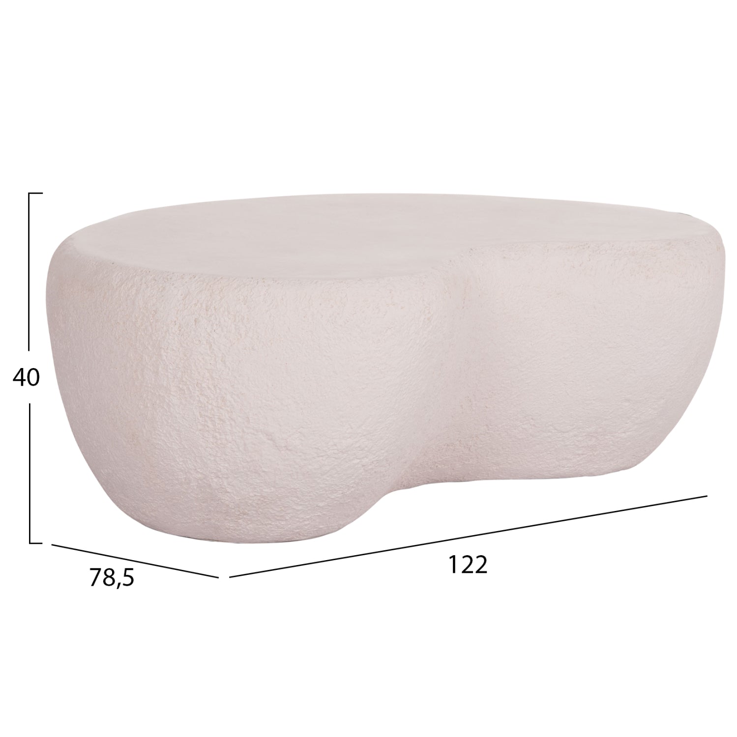 Masuta de cafea TIRANO 122 x 78 x 40 CM