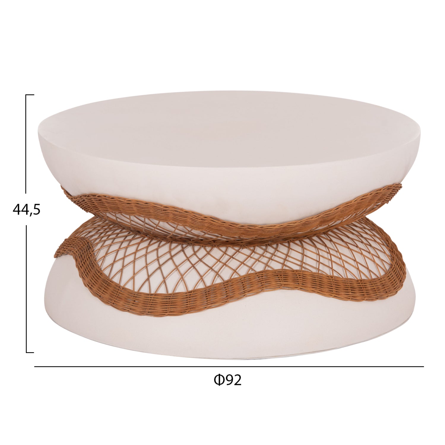 Masuta de cafea ALVORO Ø92 x 44 CM