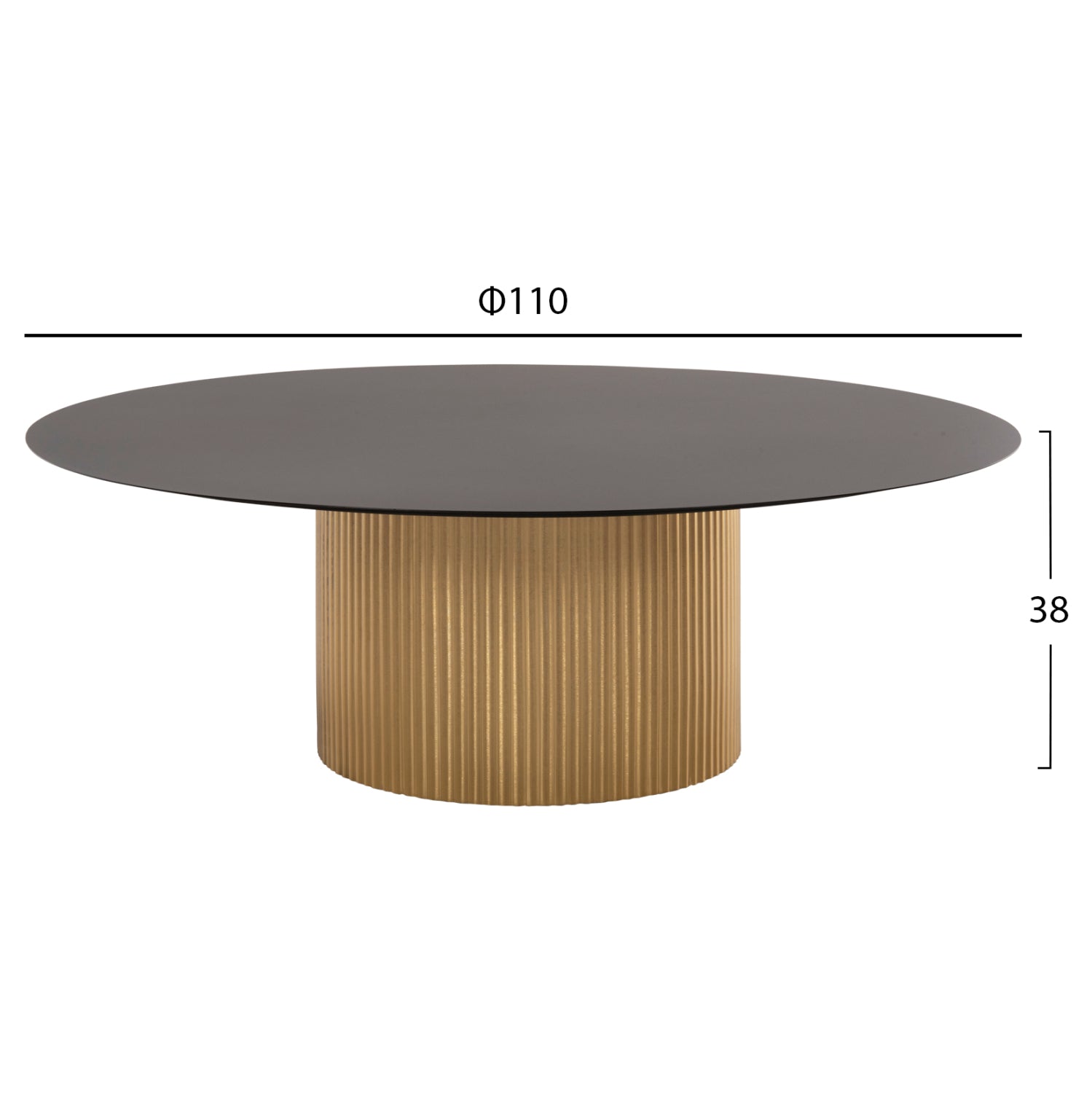 Masuta de cafea GLADYS Ø110/x 38 CM