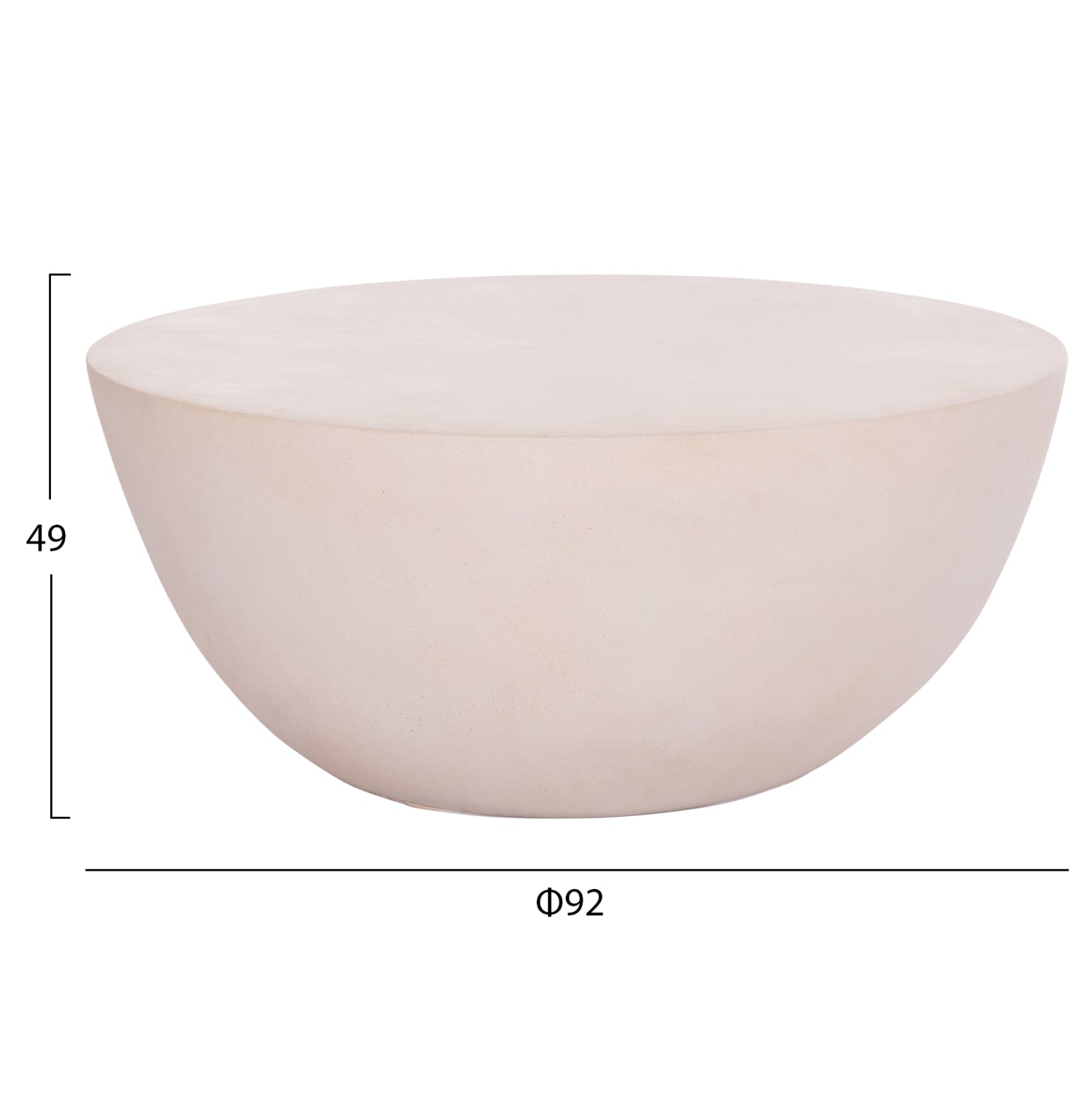 Masuta de cafea OLIVRA Ø92 x 49 CM