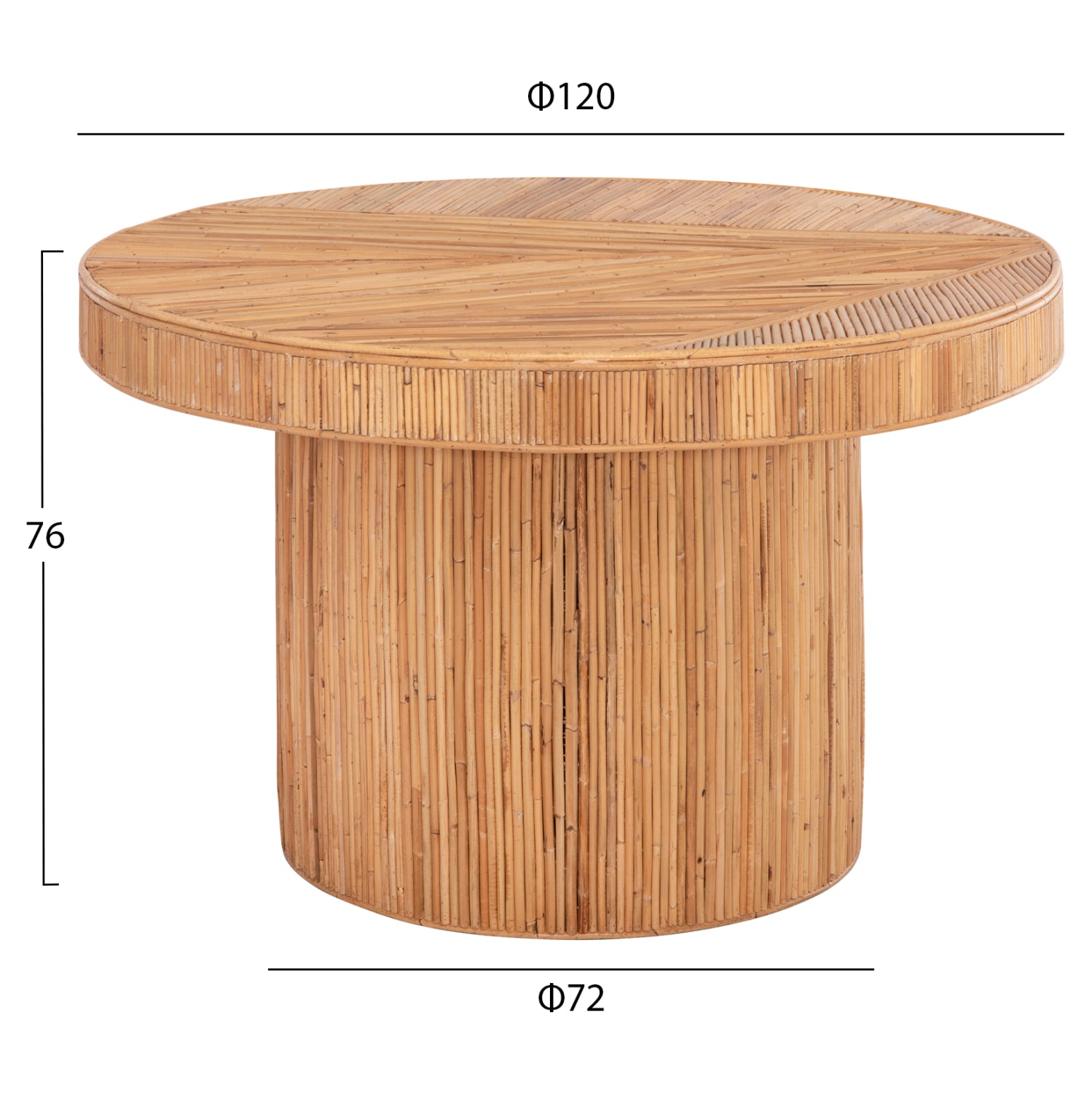 Masa ZANTINO Ø120 CM