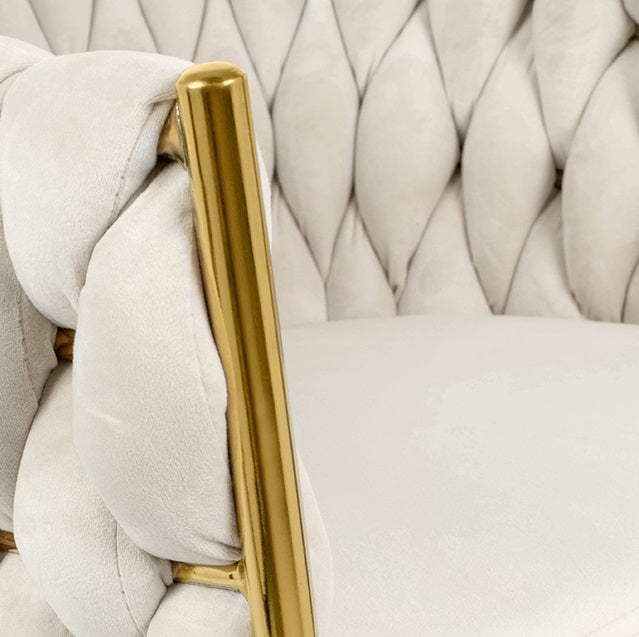 Scaun TRESE BEIGE/GOLD