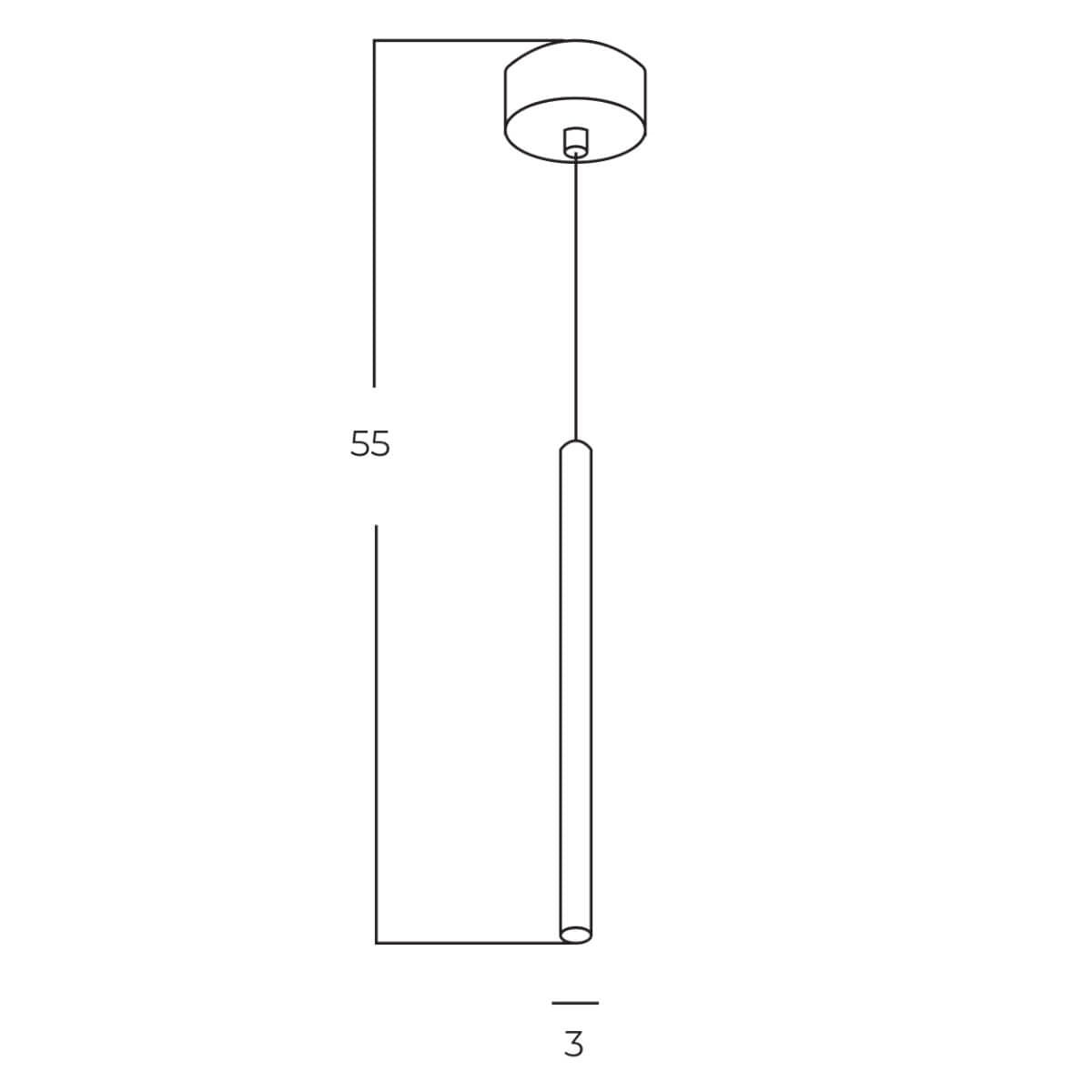 Lampa suspendata VERSTAKO LONG 4000K