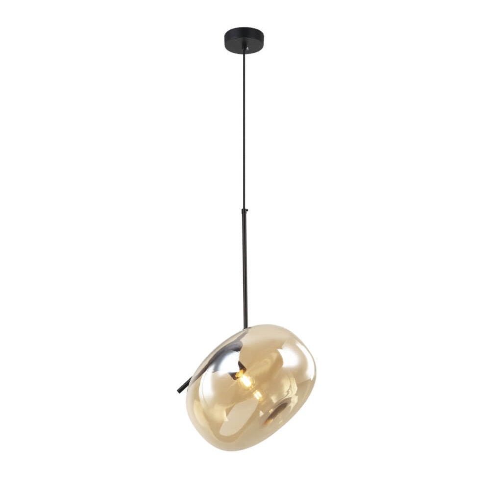 Lampa suspendata VESTA SP1 ambra/negru