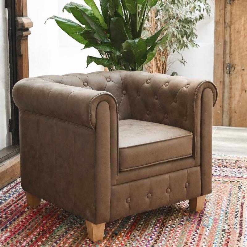 Fotoliu VIRA DARK BROWN