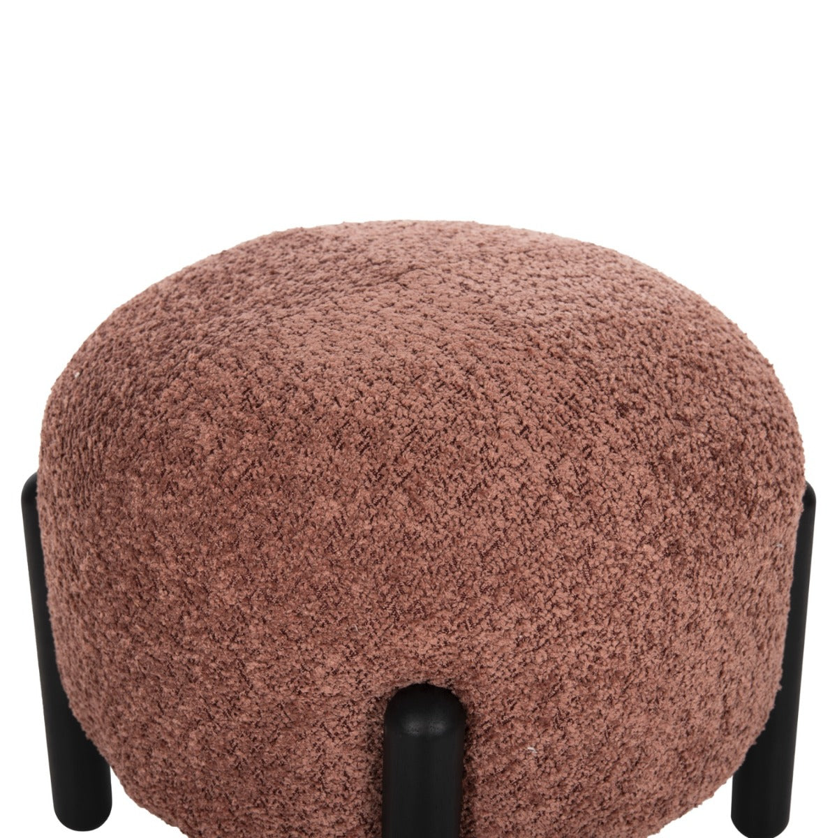 Taburet VIVOS BOUCLE Ø45 CM ROZ