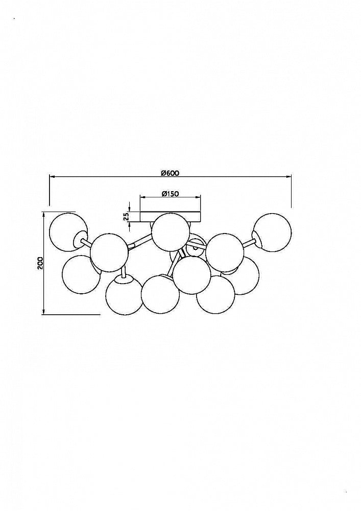 Plafoniera ZAITONA 12