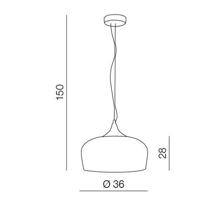 Lampa suspendata ZARMON
