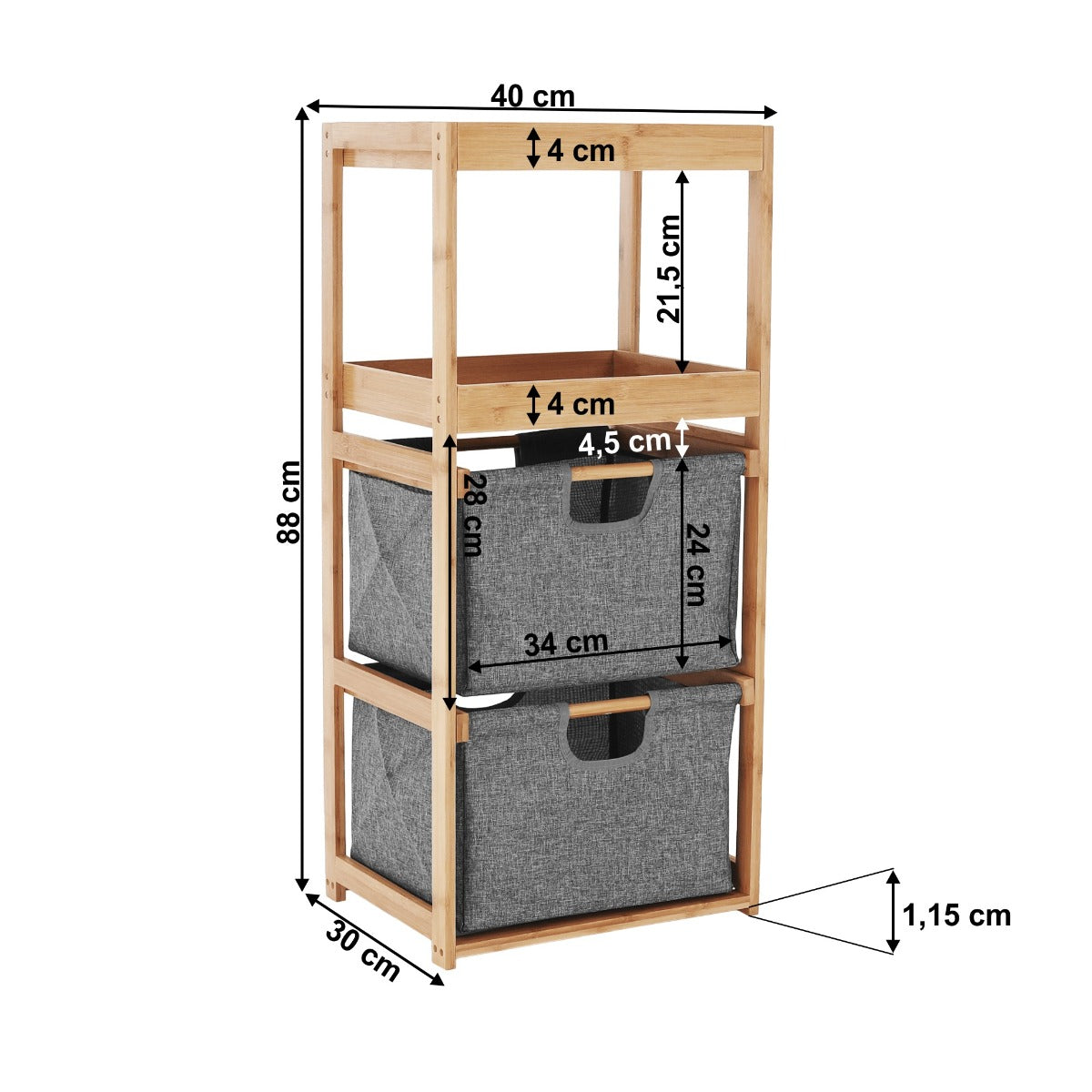 Etajera ZEGNA H88 CM