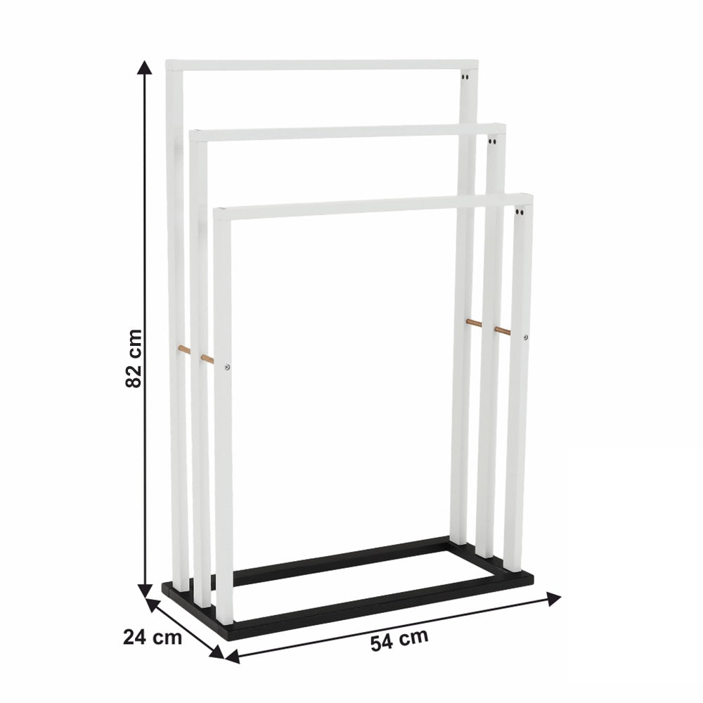 Suport prosoape ZENIA WHITE